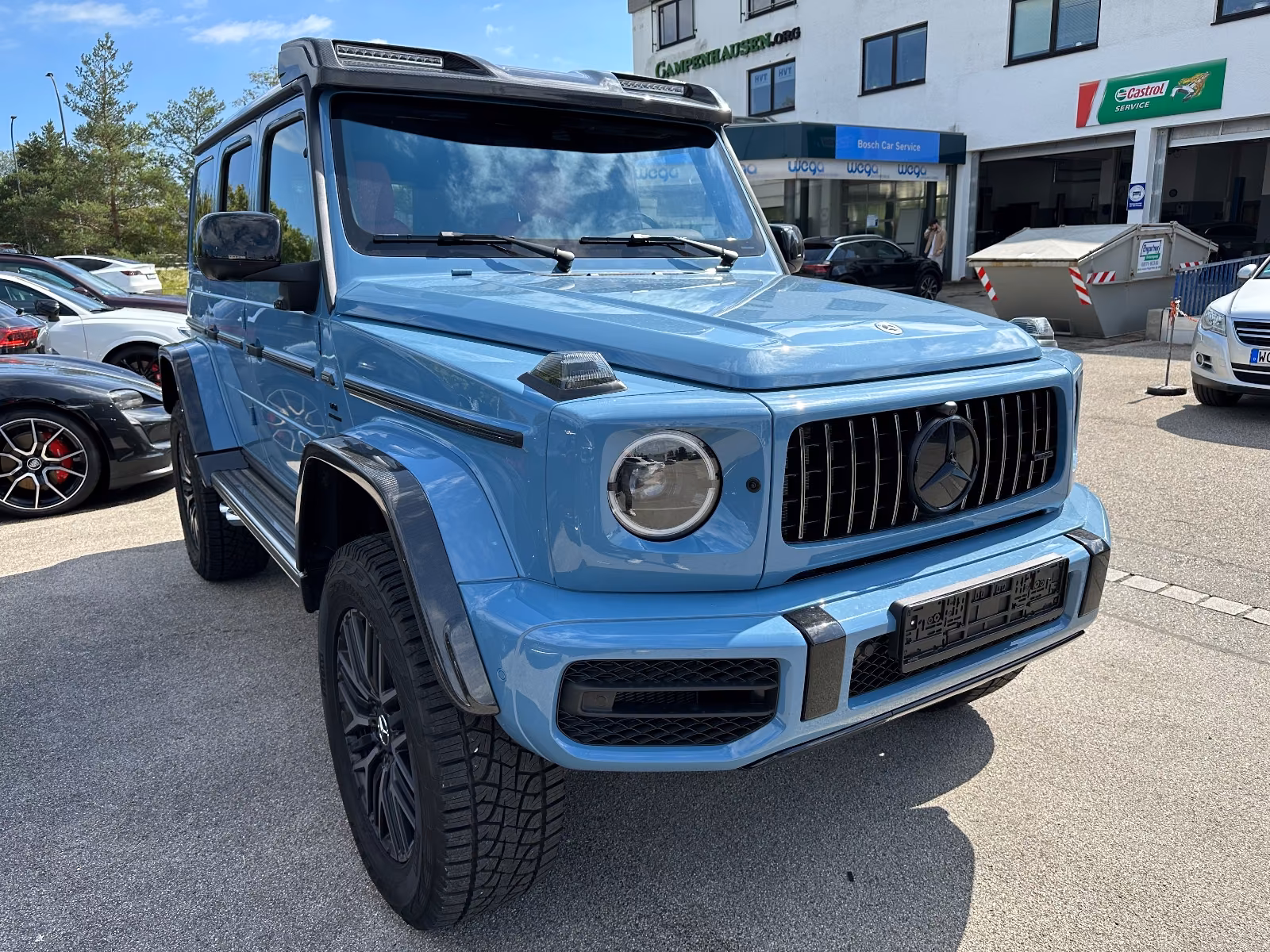 Mercedes-Benz G 63 AMG 4x4/Vintage Blue/Classic Red/Carbon... – 7