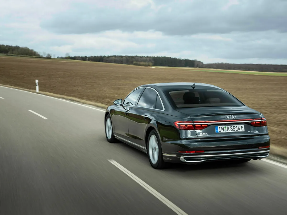 Audi A8 rear view