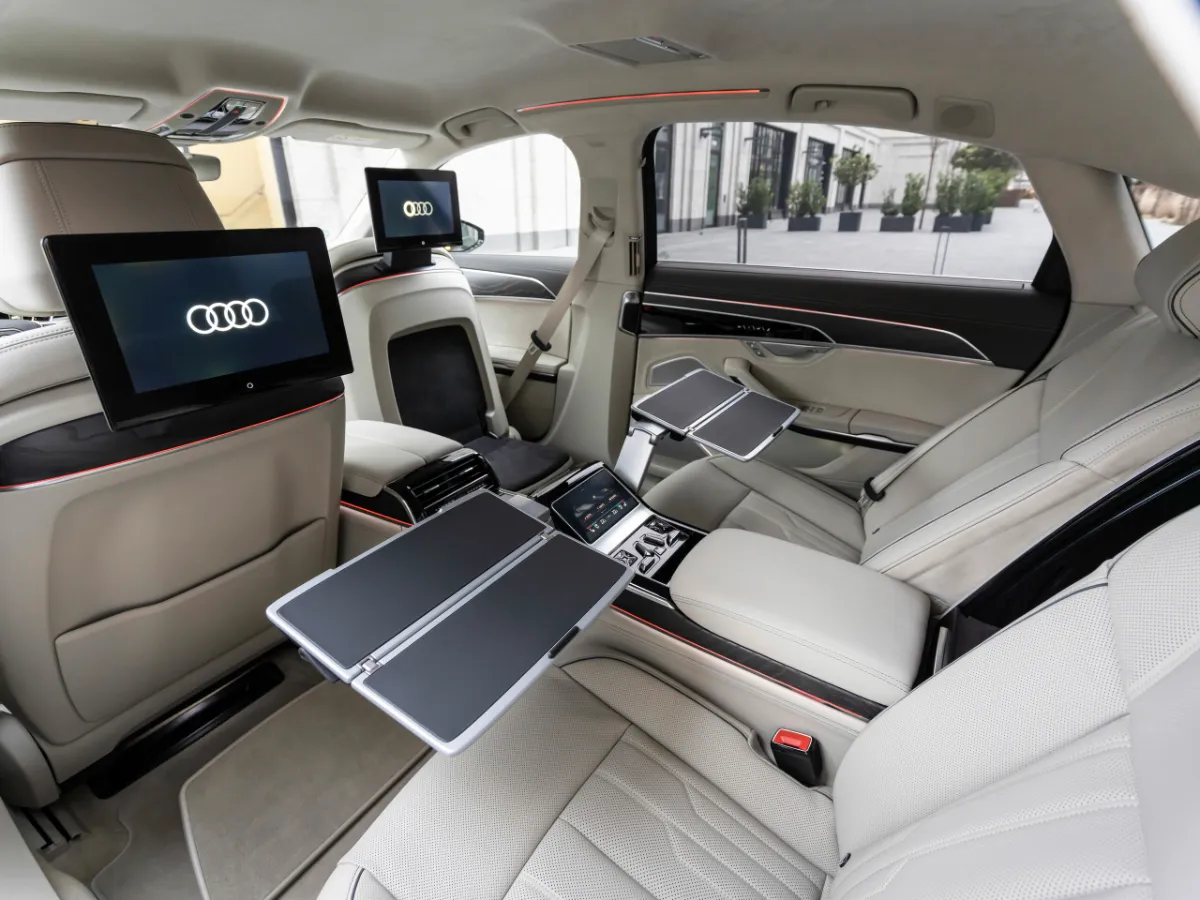 Audi A8 cabin and seats