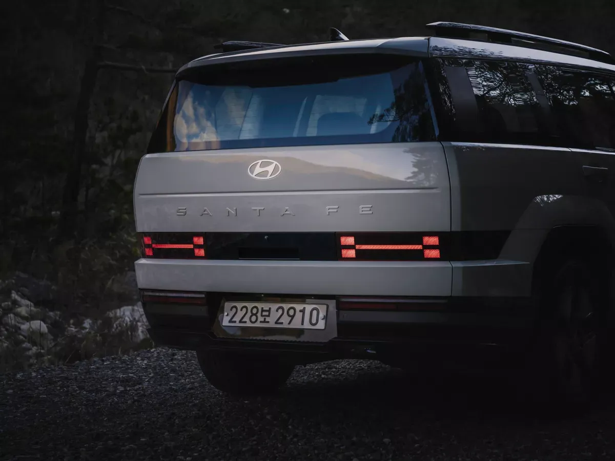 Hyundai Santa Fe zadné svetlá