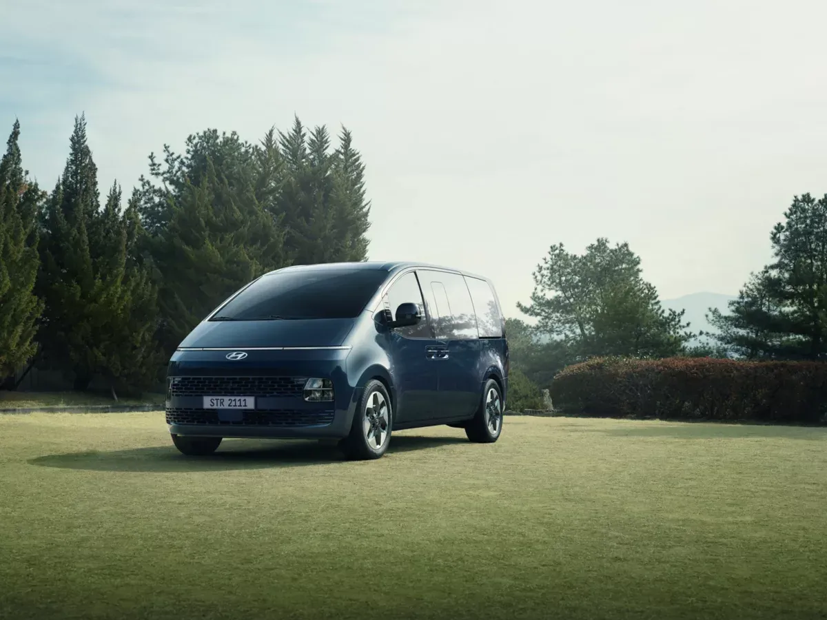 Hyundai Staria in der Natur