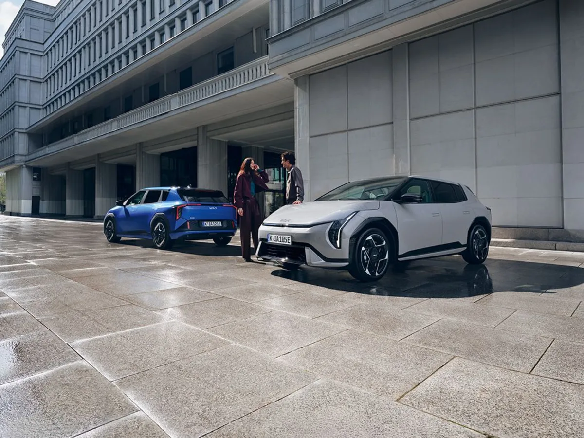 Kia EV4 auf der Straße