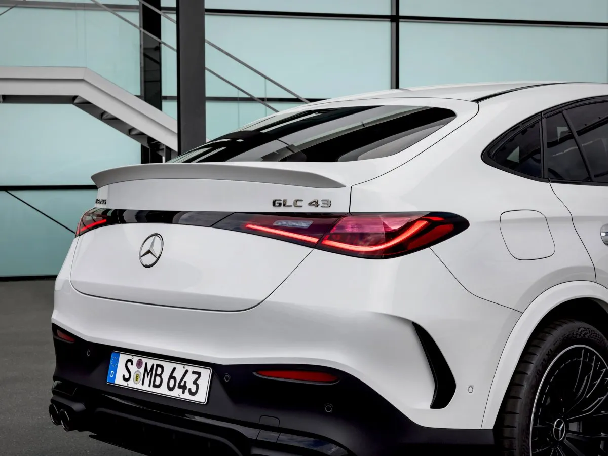 Mercedes-AMG GLC Coupé from the rear