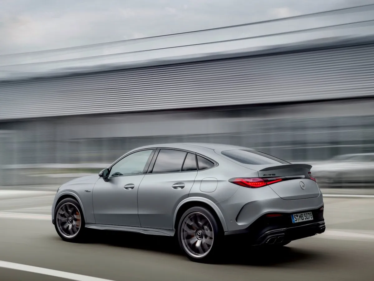Mercedes-AMG GLC Coupé side view