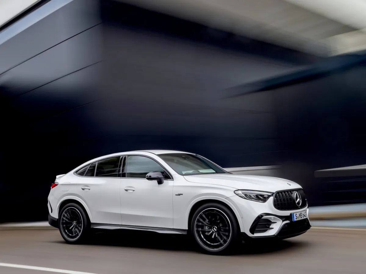 Mercedes-AMG GLC Coupé on the move