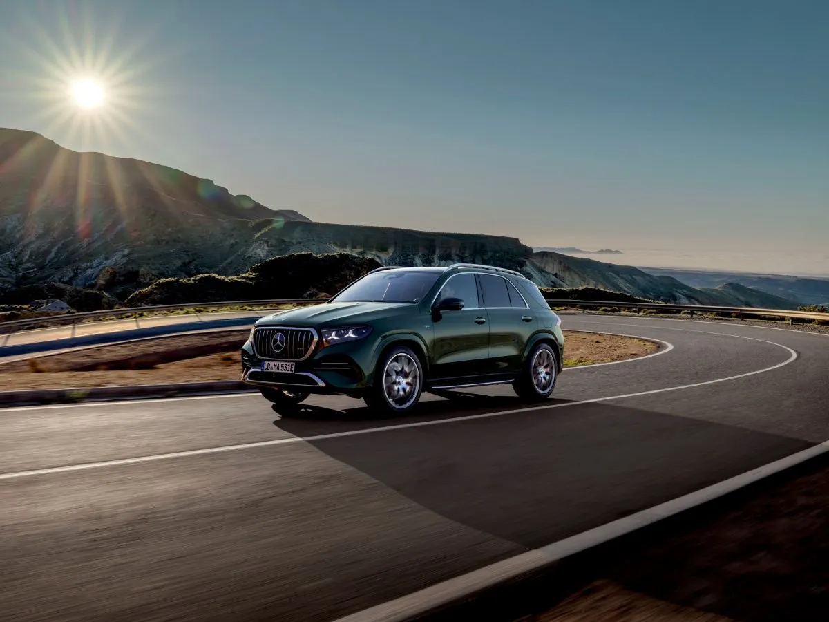Mercedes-AMG GLE at sunset