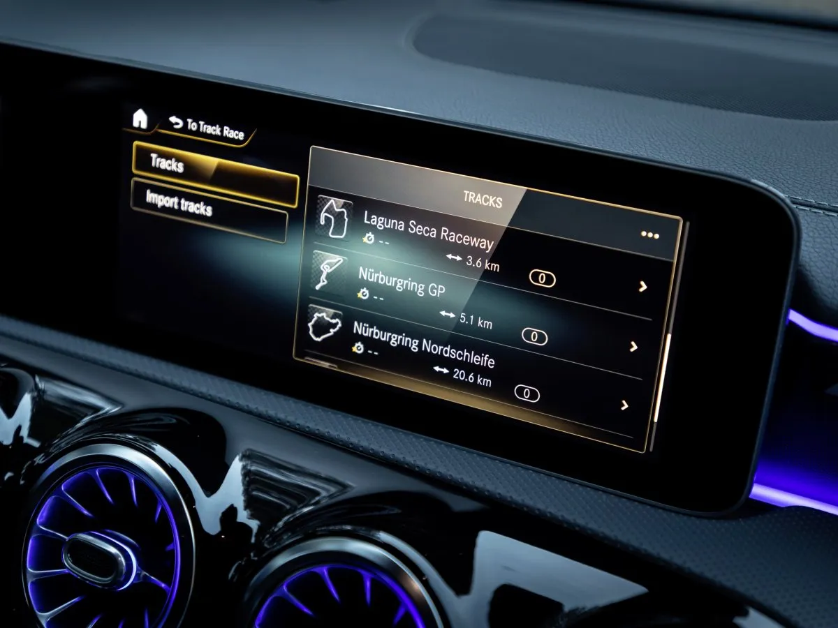 Mercedes-Benz Trieda A – interiér