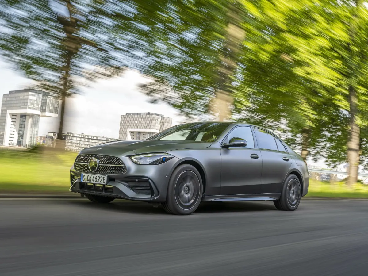 Mercedes-Benz C-Class on the move