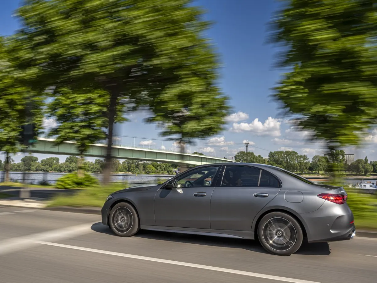 Mercedes-Benz C-Class in the city