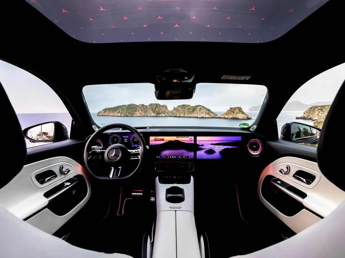 Panoramatické sklenené strešné okno Mercedes-Benz GLB