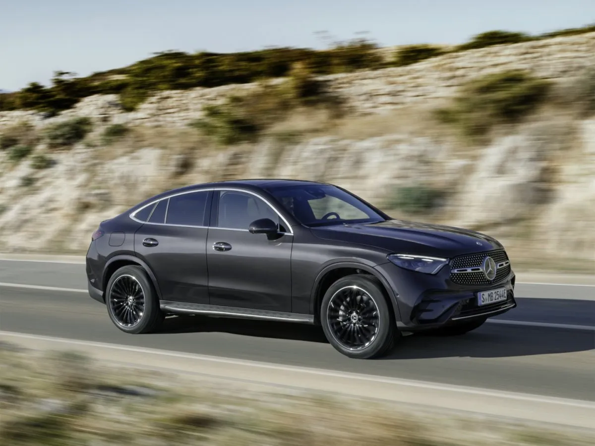 Mercedes-Benz GLC Coupé in Fahrt