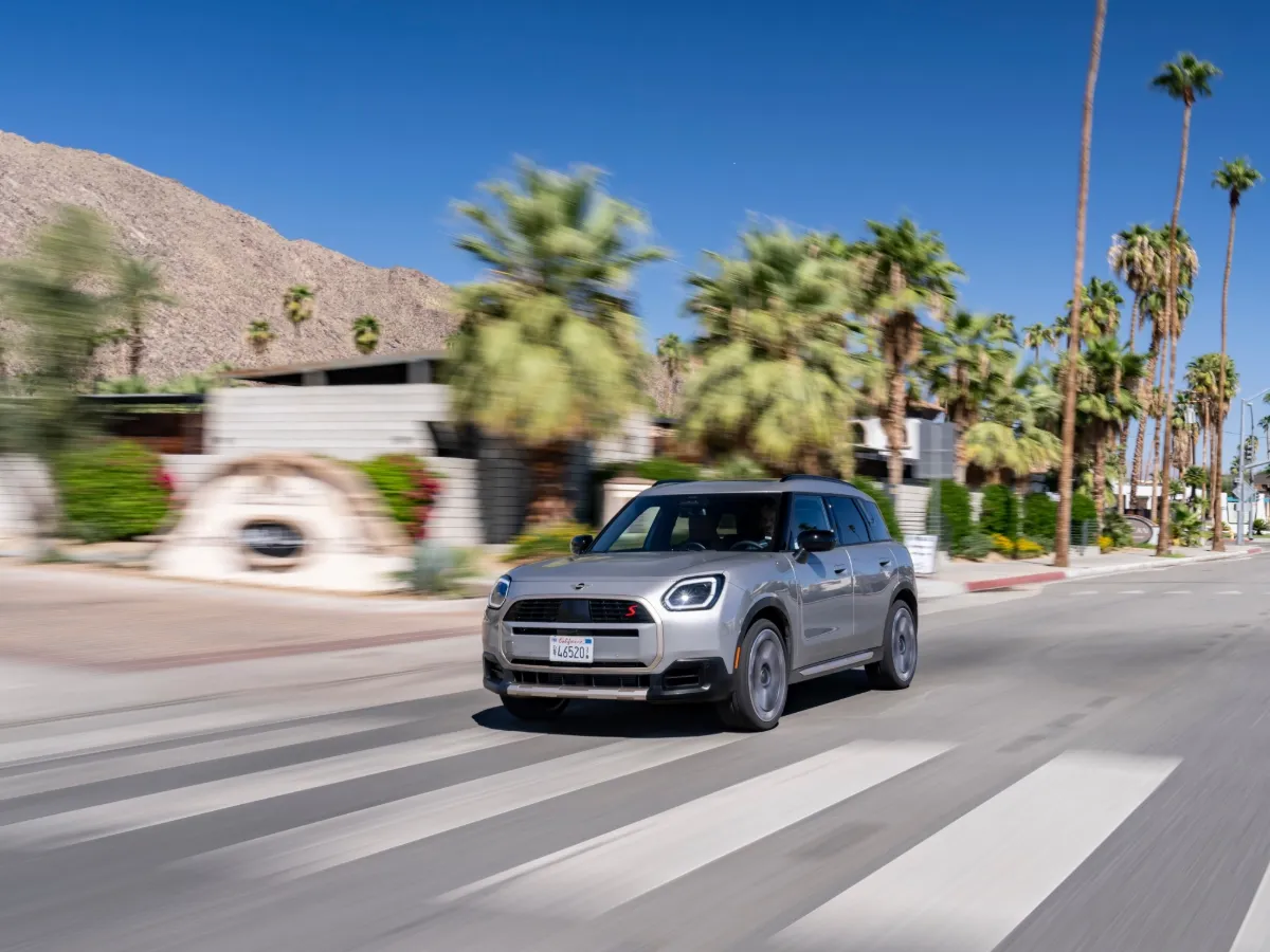 MINI Countryman zwischen Palmen