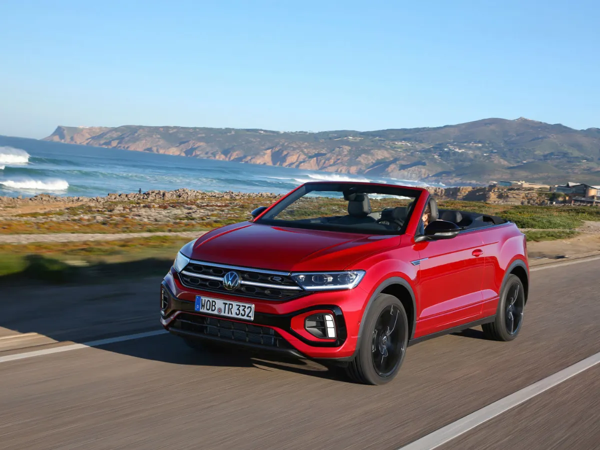 Volkswagen T-Roc Cabrio rental — a convertible on long-term rental
