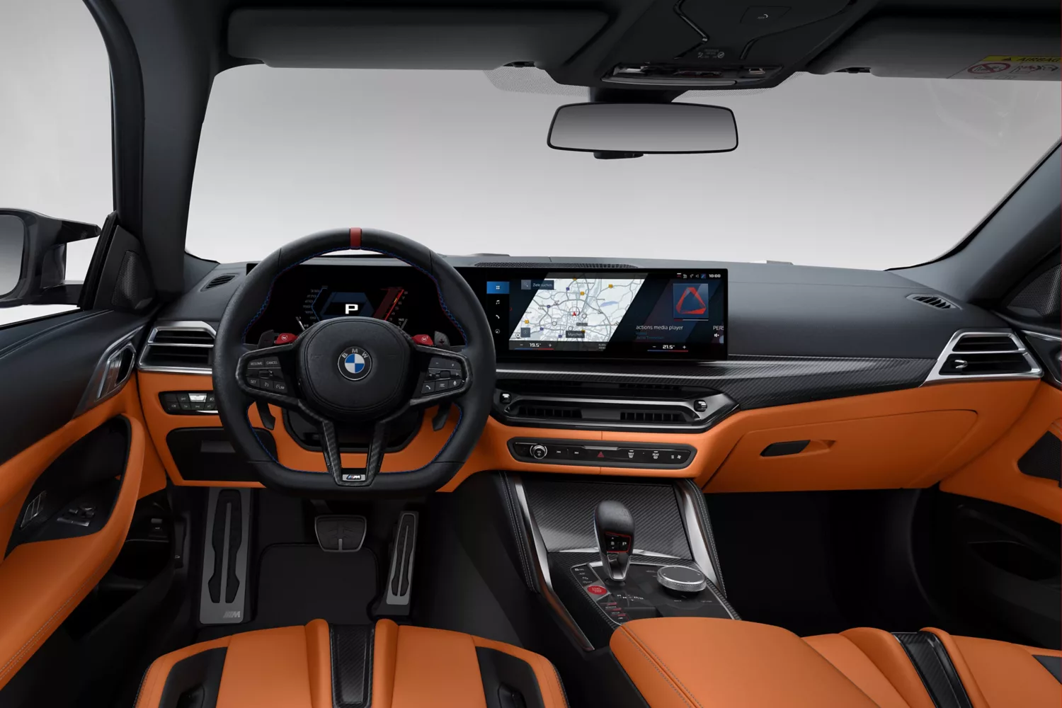 BMW M4 Innenraum – M Cockpit und Curved Display