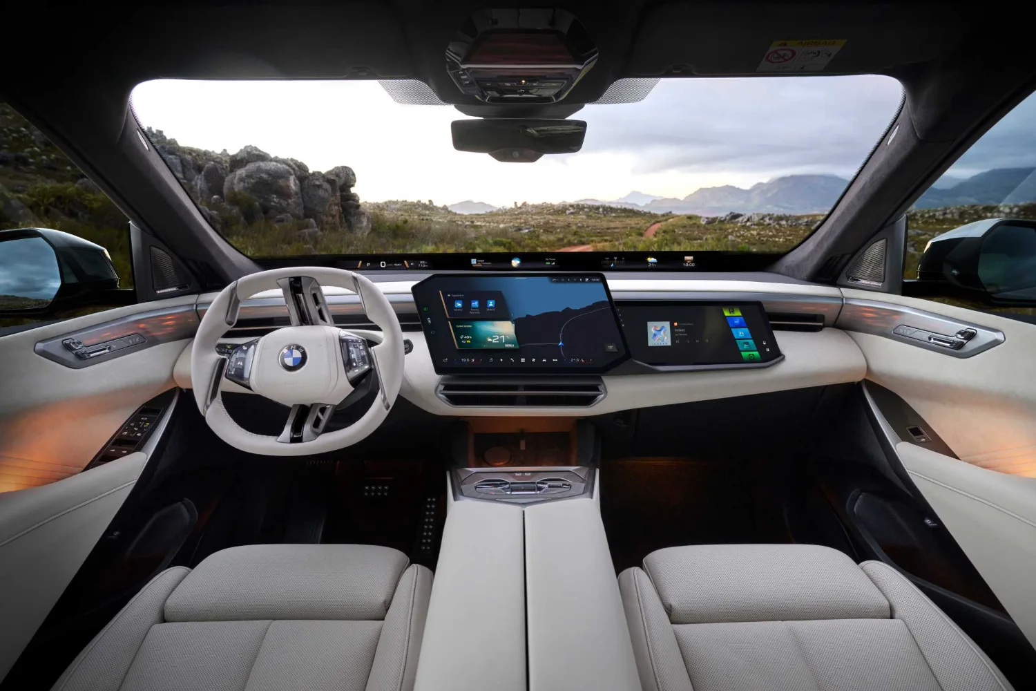 BMW iX5 Fahrgastraum und Sitze